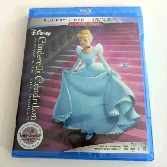 Disney Cinderella Blu-ray DVD Movie - New sealed - Picture 1 of 2